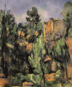 Paul Cezanne landscape rocks 3 France oil painting artist
